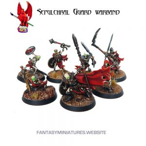 Underworlds - Sepulchral Guard warband (7) w/game cards