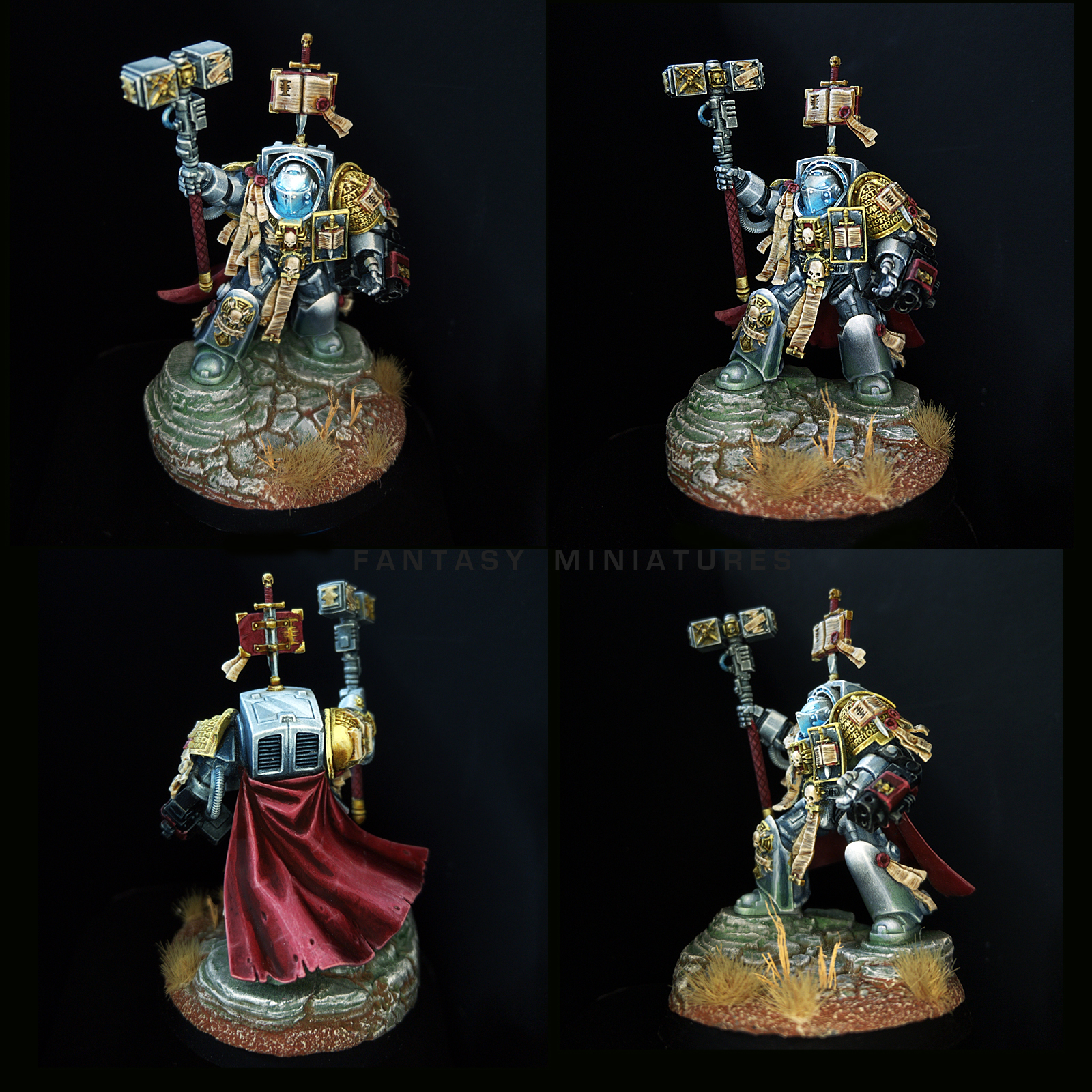 Grey Knights - Terminator Captain - Painted (Conversion 002)