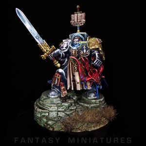 Grey Knights - Terminator Captain - Painted (Conversion)