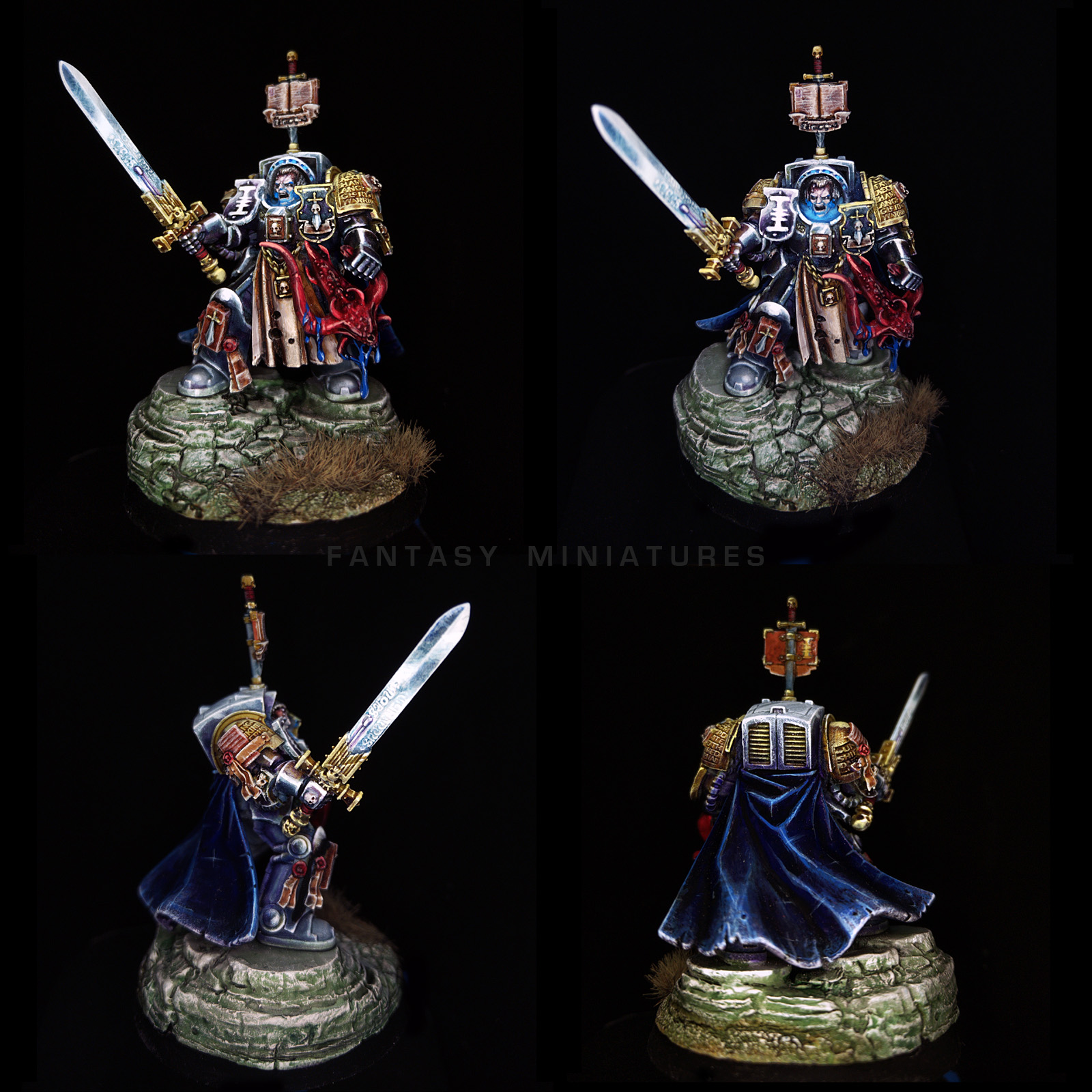 Grey Knights - Terminator Captain - Painted (Conversion)