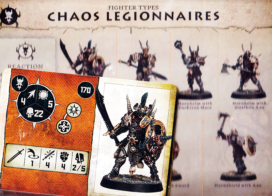 Choas Legionnaires - Card set (Mint-Like new)