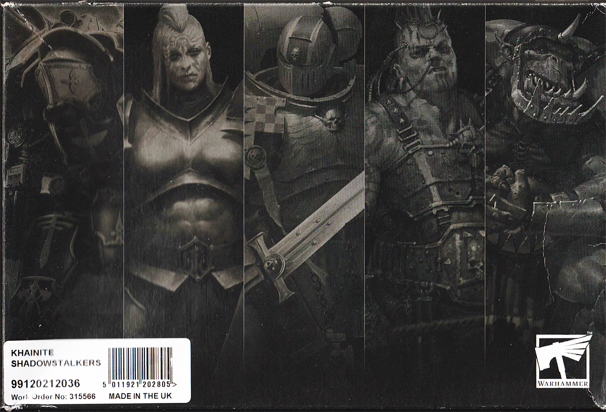 Khainite Shadowstalkers - BNIB (Warband games cards not included)
