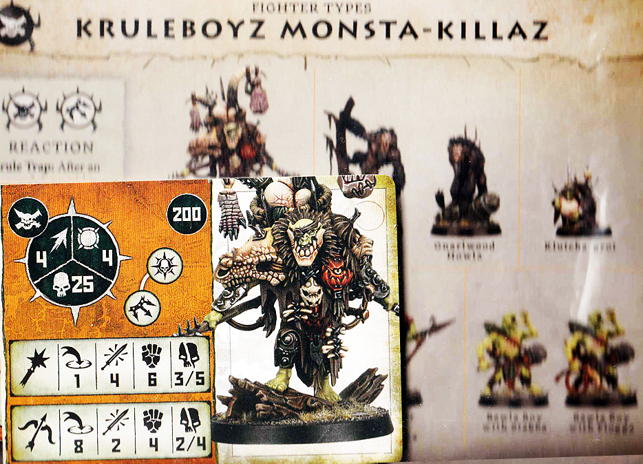 Kruleboyz Monsta-Killaz - Card set (Mint-Like new)