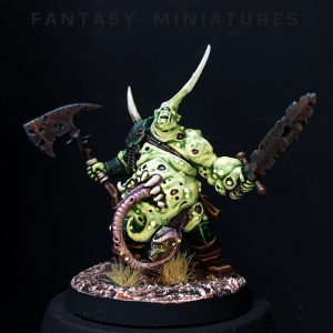 Nurgle Putrid Blightking w/ Axe & Sword